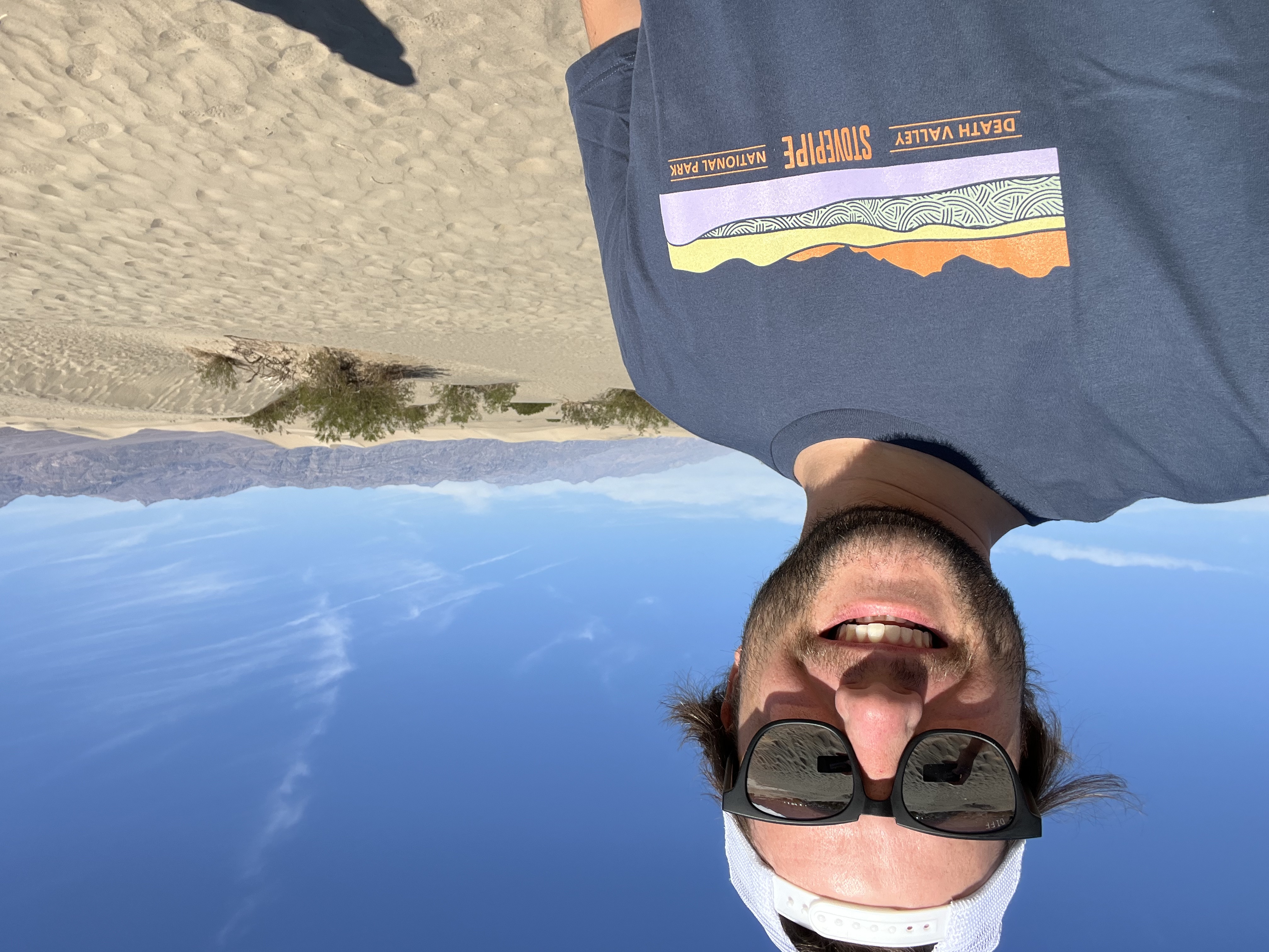 Selfie in Death Valley Stovepipe Wells